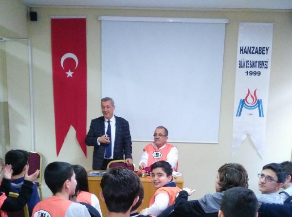TEMA Vakfı Mustafakemalpaşa temsilcisi  Rasim BALABAN Okulumuzu ziyaret etti